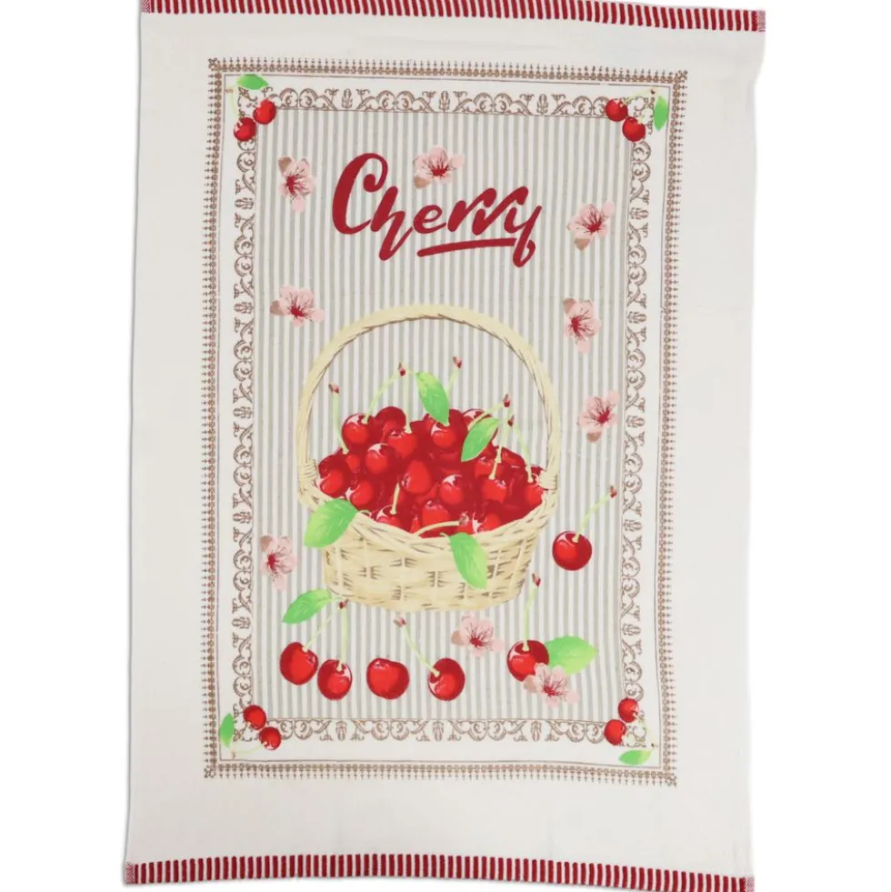 Set 6 Canovacci cucina spugna Country Tutti Frutti