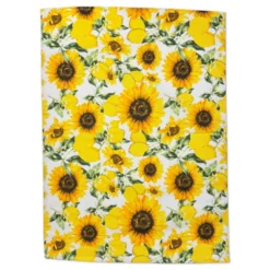 Set 2 canovacci Natura Limoni e girasoli