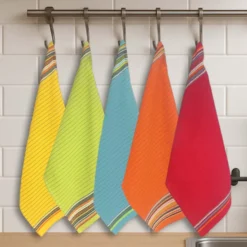 Set 5 Canovacci Nido d'Ape Jacquard Jaipur