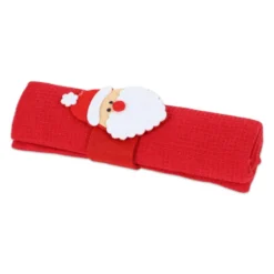 Set 6 Canovacci nido d'ape Navidad con Portatovagliolo