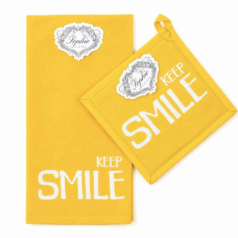 Set Canovaccio + Presina Spring Keep Smile