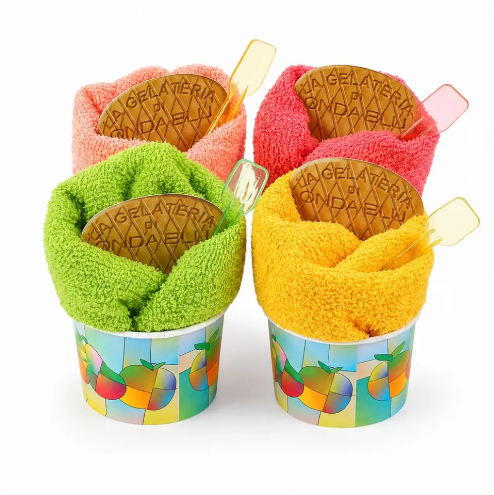 Set Coppa Gelato 4 pezzi - Mango, Fragola, Lampone, Pistacchio
