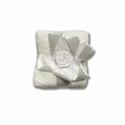 Set 4 lavette Flan fiocco bianco