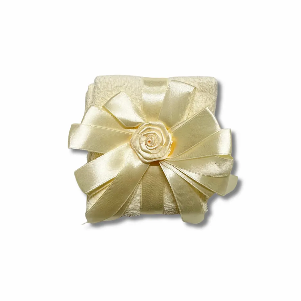 Set 4 lavette Flan fiocco crema