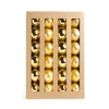 Set 24 Palline Natalizie Oro