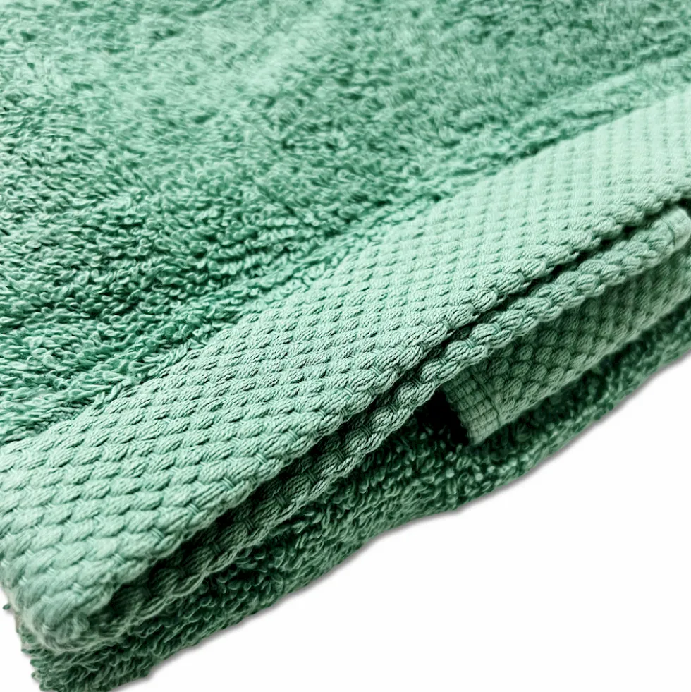 Set 3 pezzi asciugamani 500 gr melodie verde