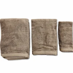 Set 3 pezzi asciugamani 500 gr melodie tortora