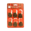 Set 6 Pinze con Calamita Tartan