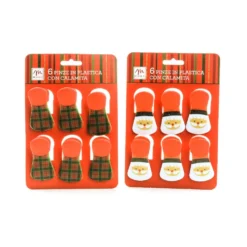 Set 6 Pinze con Calamita Tartan