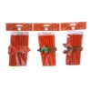 Set 6 Portatovaglioli in Pannolenci ricamato Albero