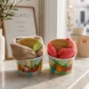 Set Regalo Coppa Gelato 2 Asciugamani Ospite - Bacio & Lampone