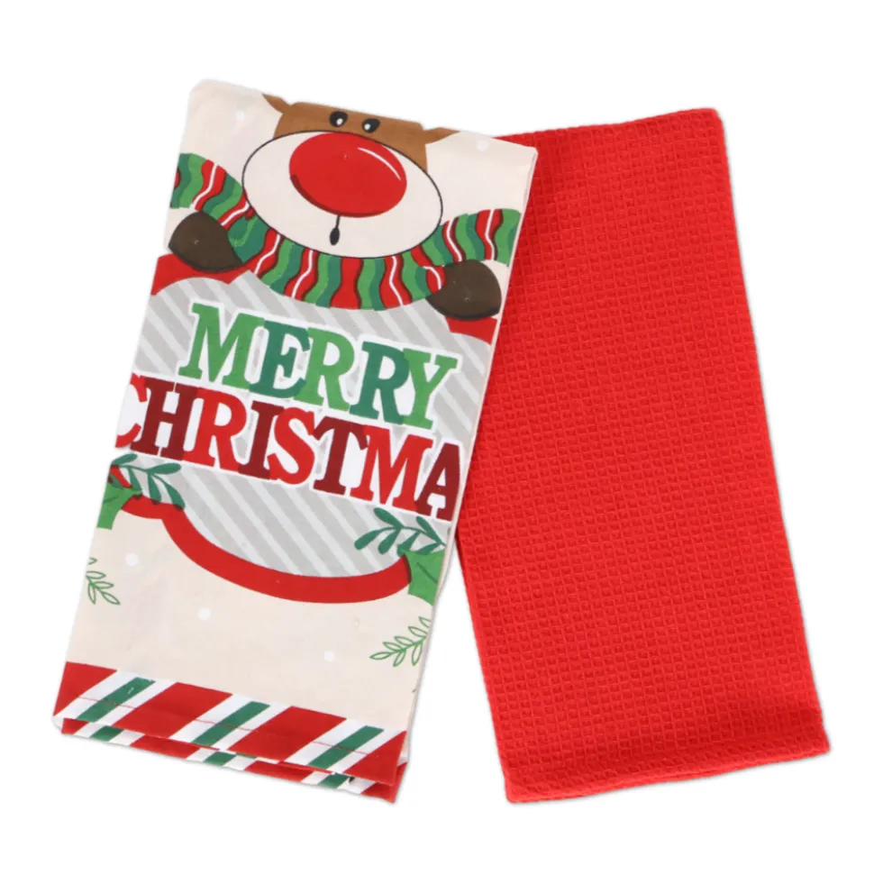 Set 2 Strofinacci Norway Christmas Renna