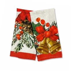 Set 2 Strofinacci Stampa digitale Clop Natale
