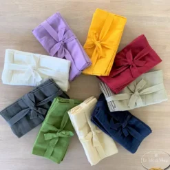 Set 4 tovaglioli bordeaux