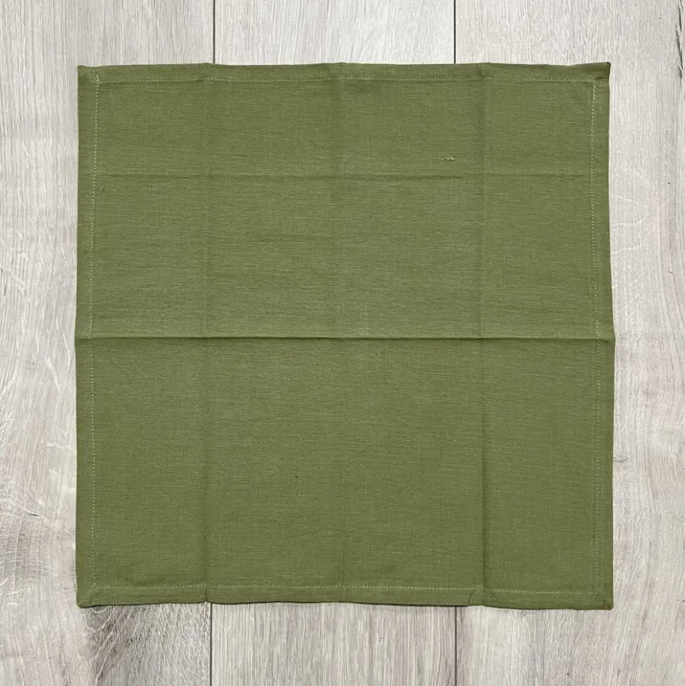 Set 4 tovaglioli verde oliva