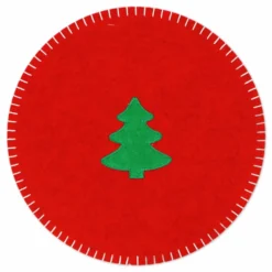 Sottopiatto in Pannolenci ricamato Albero