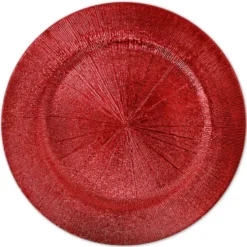Sottopiatto in PVC Agnes Rosso 33 cm