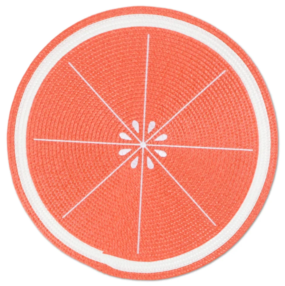 Sottopiatto Intrecciato Fruit Arancia 38 cm