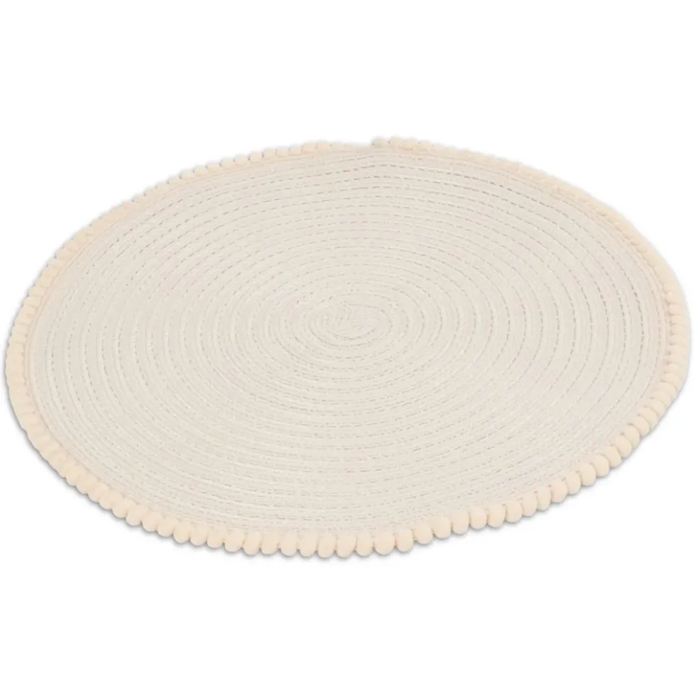 Sottopiatto Intrecciato Panna 38 cm