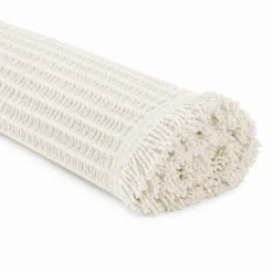 Tappeto antiscivolo Bees nido d'ape Crema 60x120