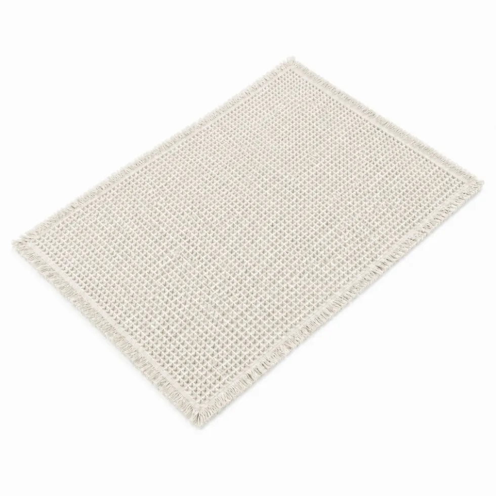 Tappeto antiscivolo Bees nido d'ape Crema 60x120