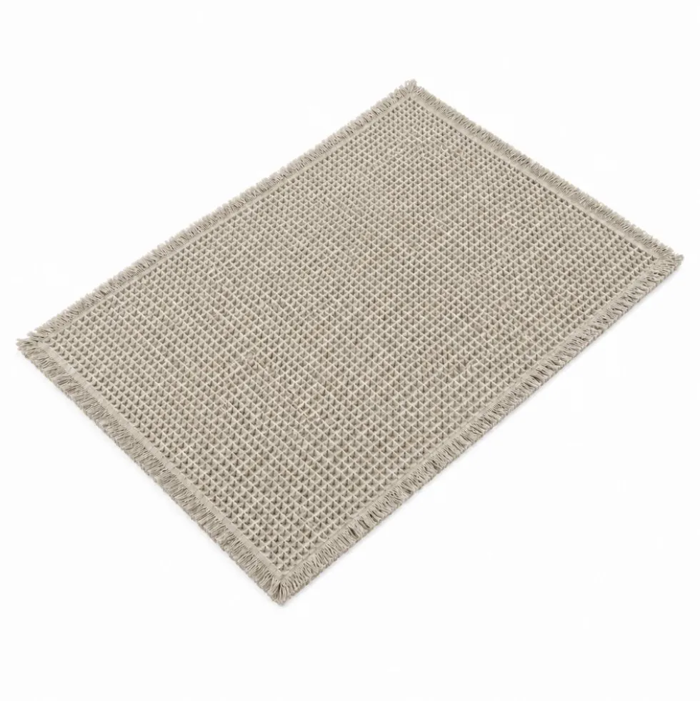Tappeto antiscivolo Bees nido d'ape Tortora 50x80