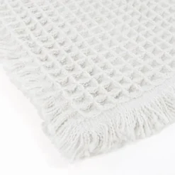 Tappeto antiscivolo Bees nido d'ape Bianco 50x80