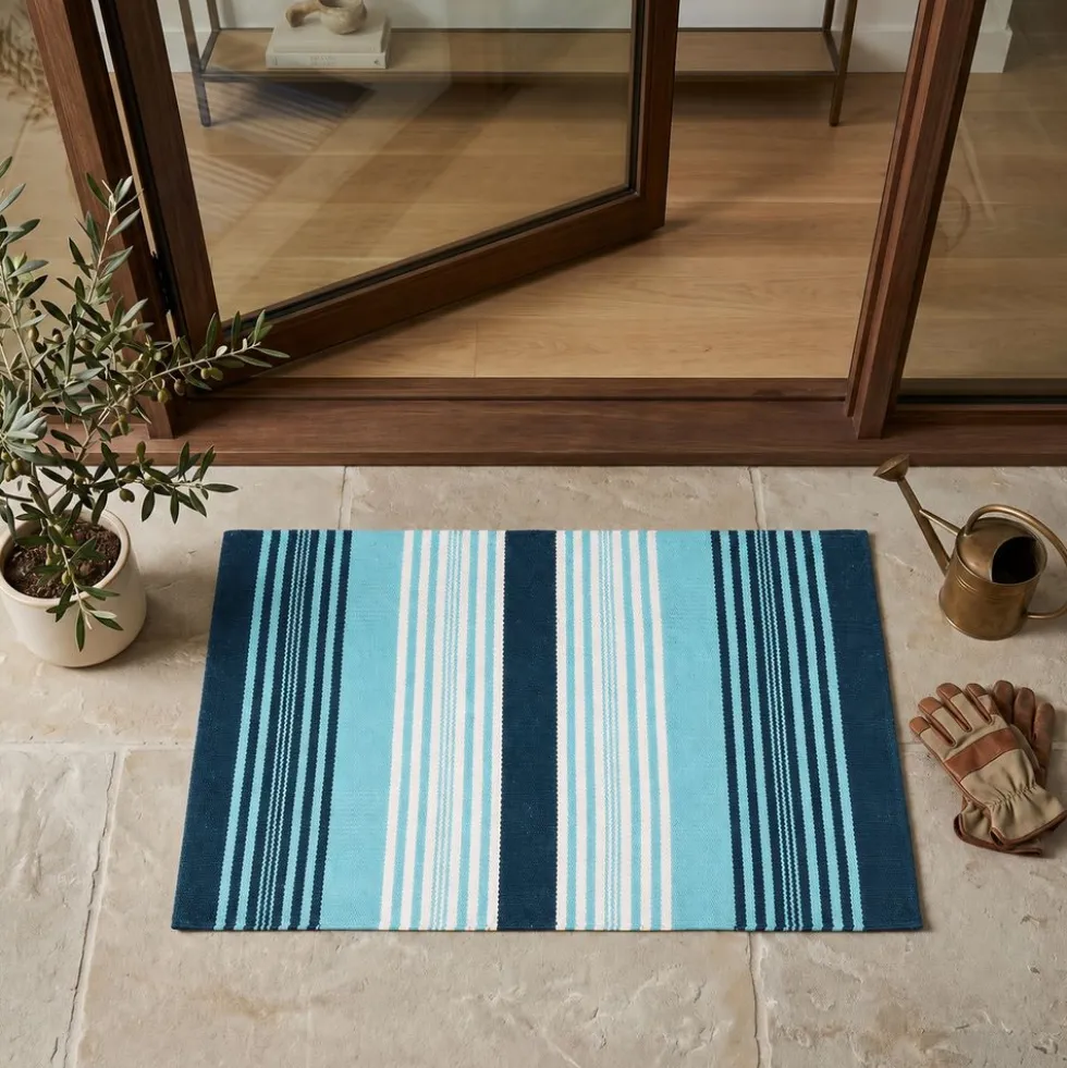 Tappeto antiscivolo Delfi cordura Turchese 50x80