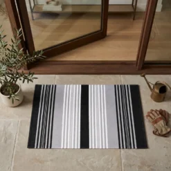 Tappeto antiscivolo Delfi cordura Grigio 50x80