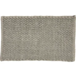 Tappeto antiscivolo Osaka intrecciato grigio 50 x 80