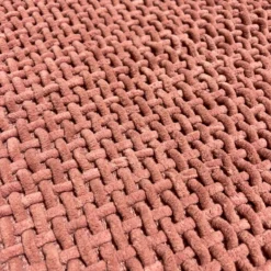 Tappeto antiscivolo Osaka intrecciato Rosa 50 x 80