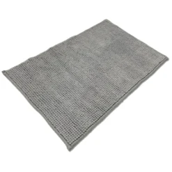 Tappeto antiscivolo Soffy Grigio perla 50 x 80