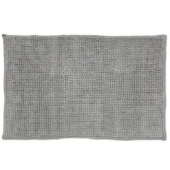 Tappeto antiscivolo Soffy Grigio perla 50 x 80