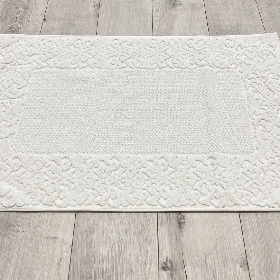 Tappeto barocco bianco 60 x 90