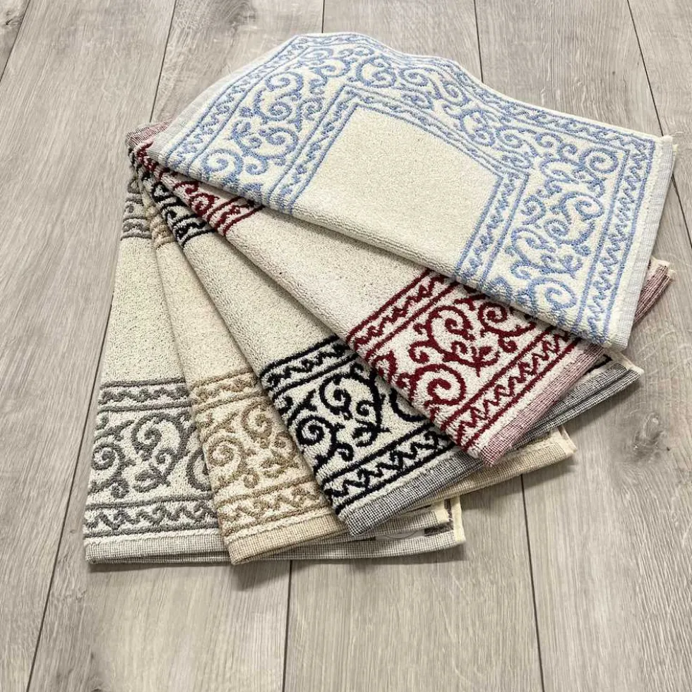 Tappeto barocco doubleface azzurro 60 x 90