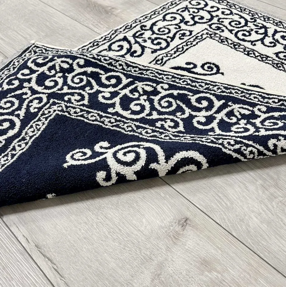 Tappeto barocco doubleface blu 60 x 120