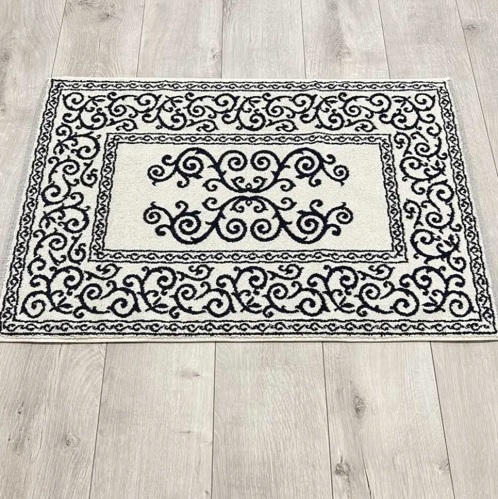Tappeto barocco doubleface blu 60 x 120