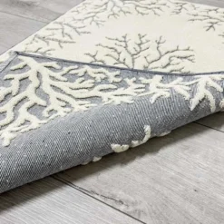 Tappeto Corallo Jacquard blu 60 x 90