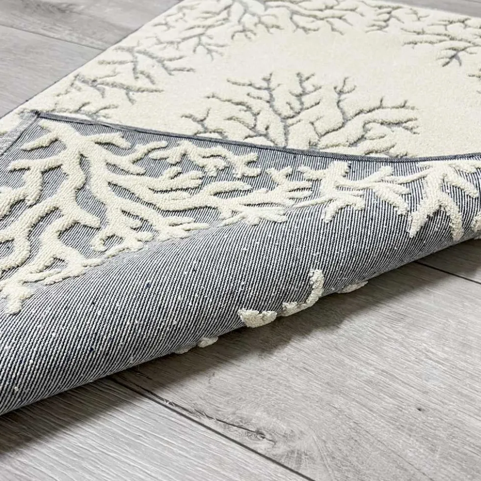 Tappeto Corallo Jacquard blu 60 x 90