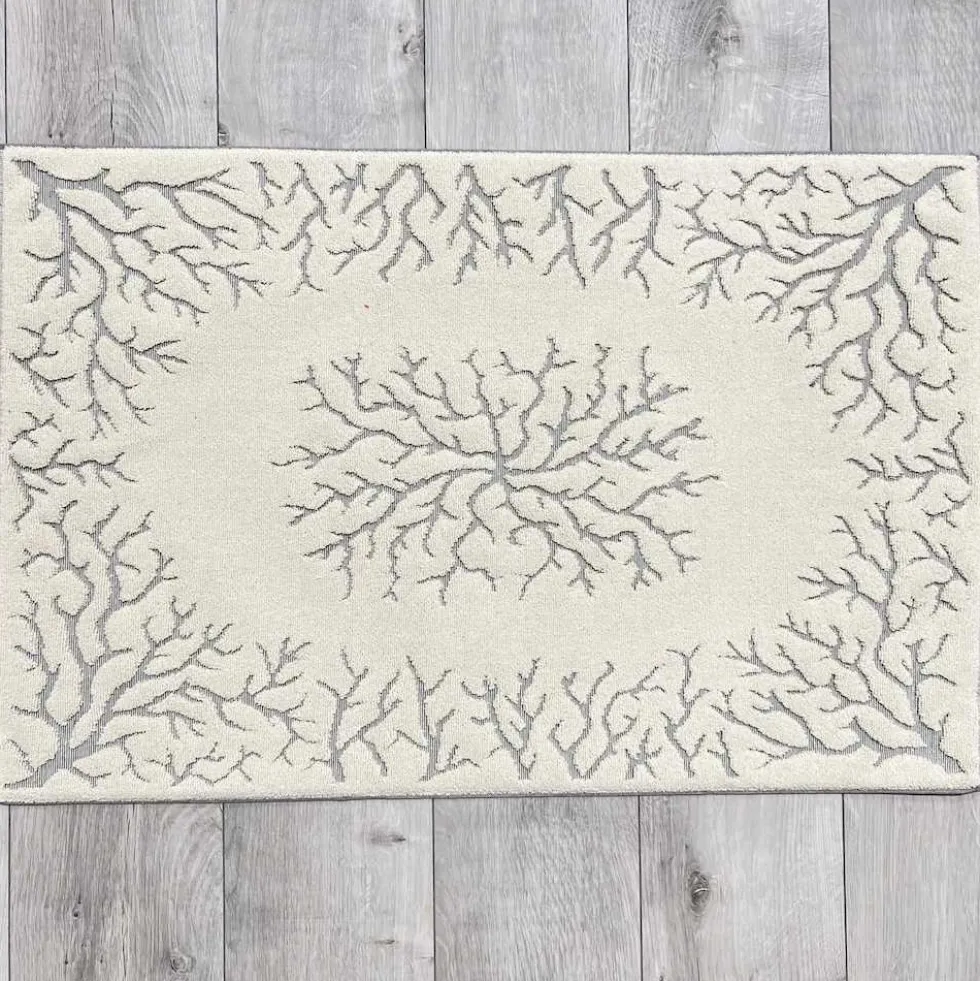 Tappeto Corallo Jacquard grigio 60 x 90