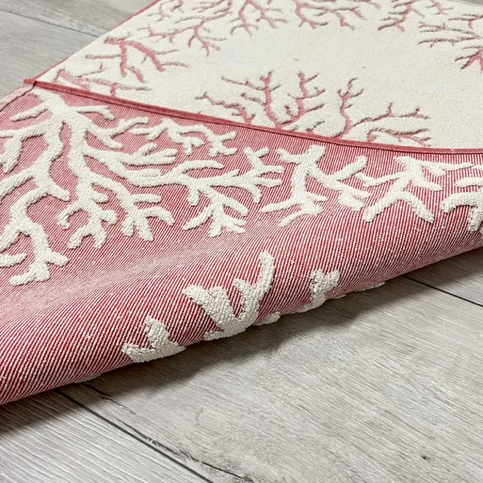Tappeto Corallo Jacquard rosso 60 x 120