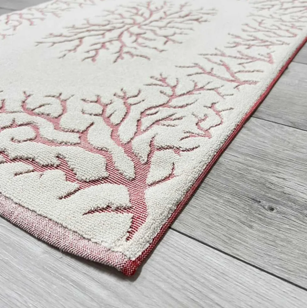 Tappeto Corallo Jacquard rosso 60 x 120