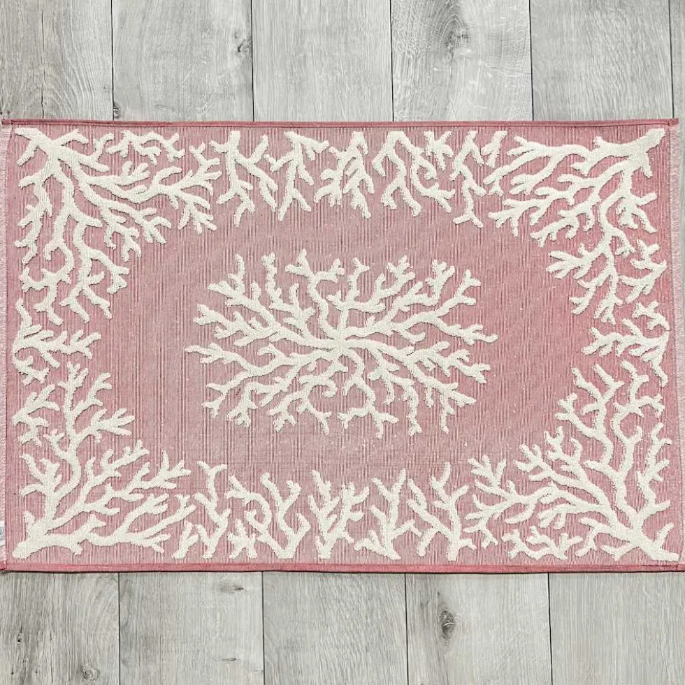 Tappeto Corallo Jacquard rosso 60 x 120