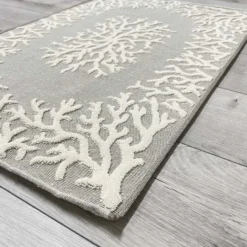 Tappeto Corallo Jacquard tortora 60 x 90