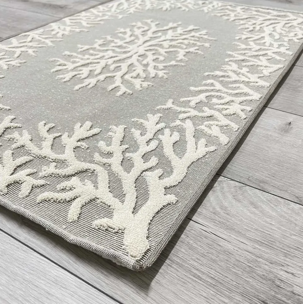 Tappeto Corallo Jacquard tortora 60 x 90
