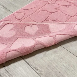 Tappeto Cuori rosa 60 x 90