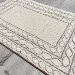 Tappeto Deva bordeaux 60 x 120