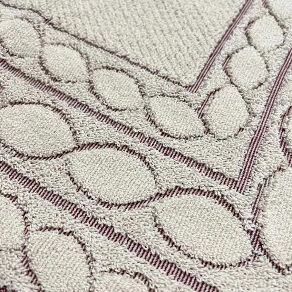 Tappeto Deva bordeaux 60 x 90