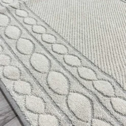 Tappeto Deva grigio 60 x 180