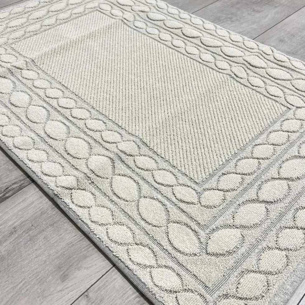 Tappeto Deva grigio 60 x 90